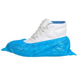 China Disposable Hand Made CPE Overshoe Plastic Shoe Cover Waterproof supplier