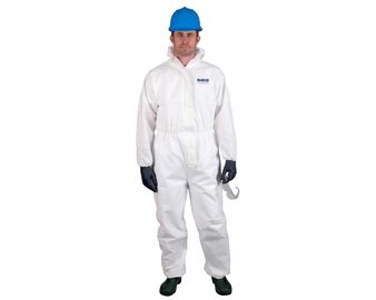 China Type 3, 4, 5 Protective Disposable Spray Suits Coverall , Disposable Jumpsuits Home Depot  supplier